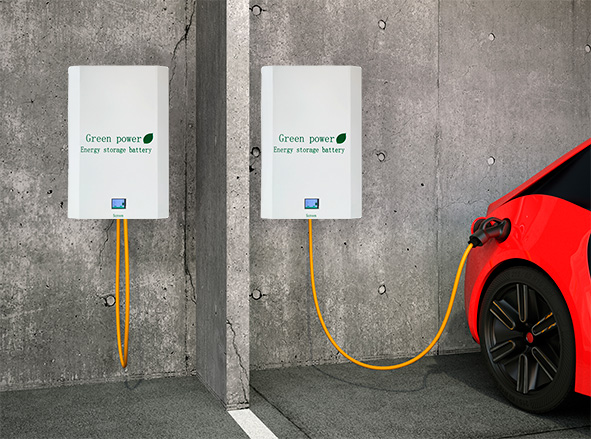 New energy tram charging station